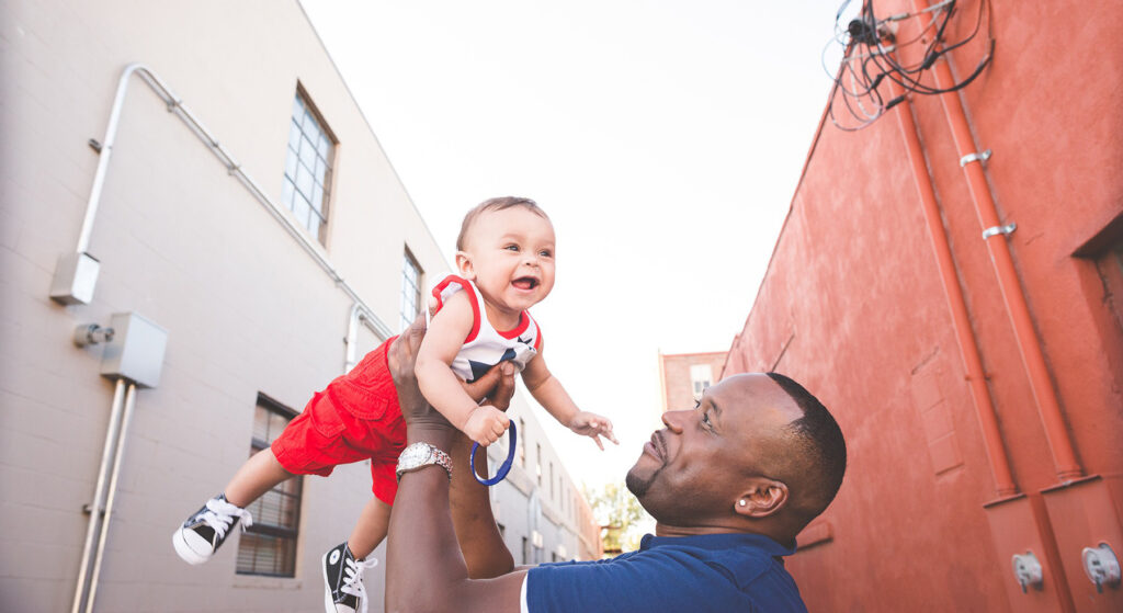 family portrait session in omaha, ne - father and son