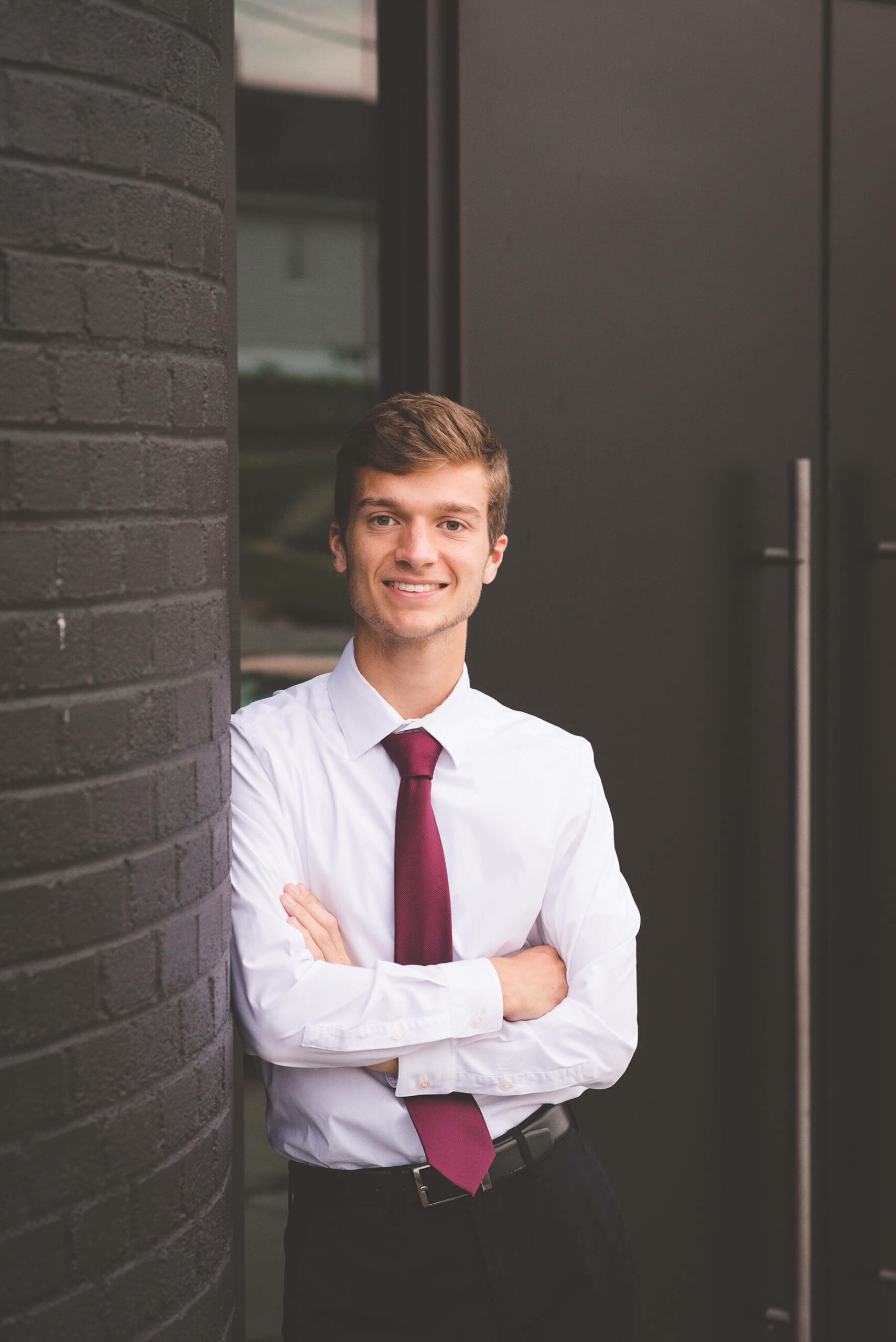 Bradley's senior pictures in Omaha