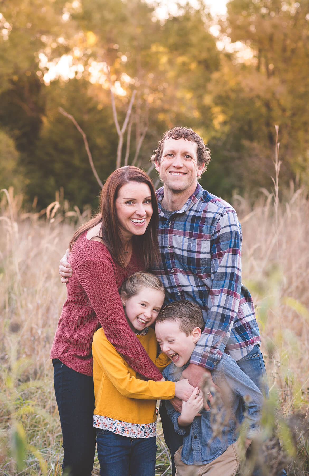 K Family | Outdoor Family Portraits in Omaha