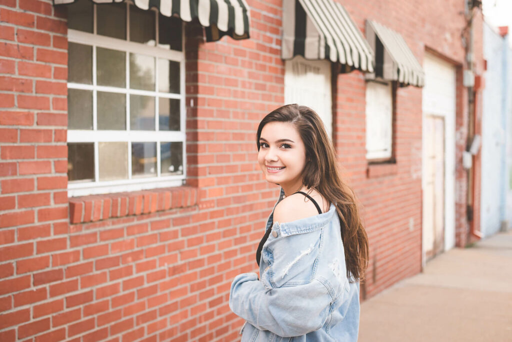 Hailey's senior photo session in Omaha, NE