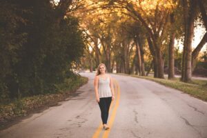 Rylie's senior portrait session in Elkhorn, NE