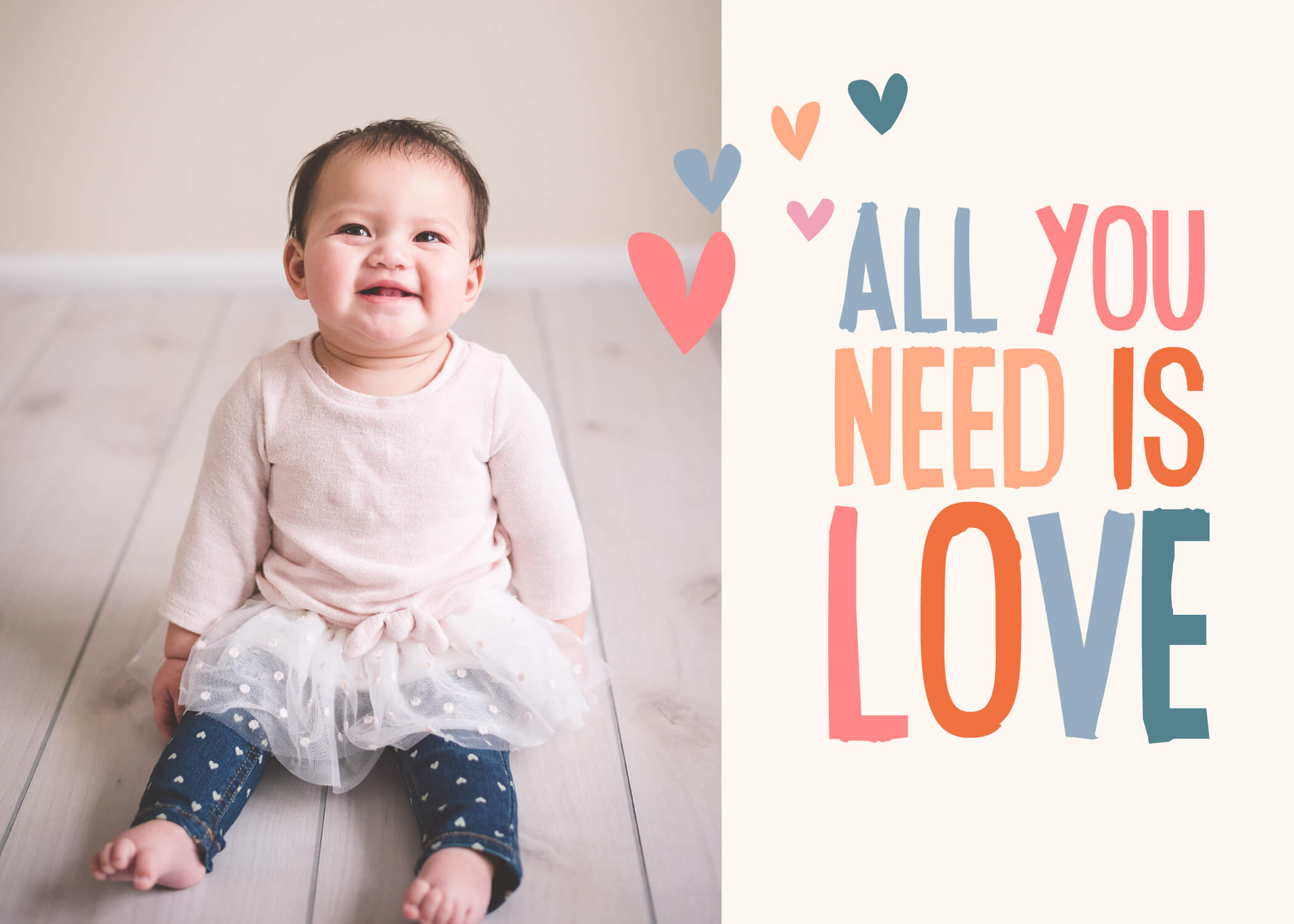 kids valentines day card personalized photo