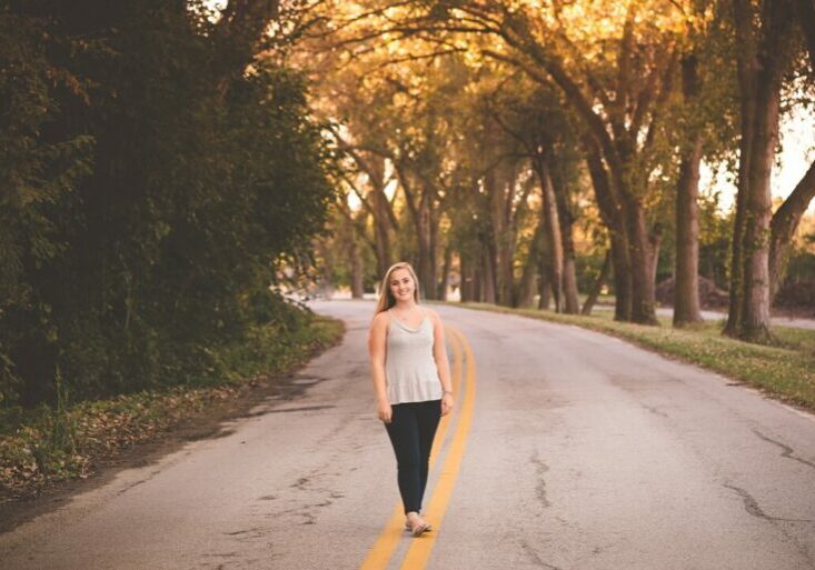 Rylie's senior portrait session in Elkhorn, NE